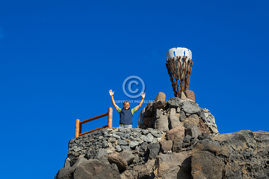 La Gomera: Monumento de la Antorcha Olimpica