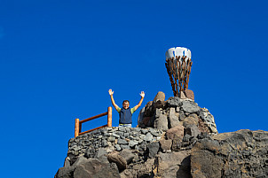 La Gomera: Monumento de la Antorcha Olimpica