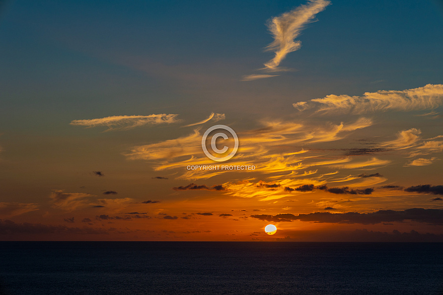 Sunset at Charco de los Clicos - Lanzarote