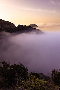 La Gomera: Nieblas en Vallehermoso