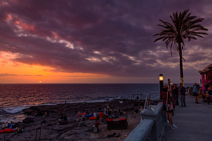 Sunset at Playa Paraiso - Tenerife