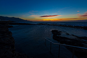 Sunset at the Salinas of Agaete