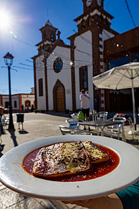 Cheese and tomato-jam in Artenara