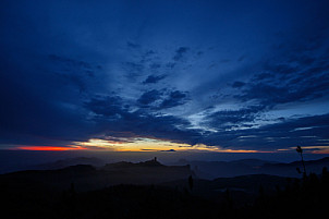 Sunset from the Pico de las Nieves