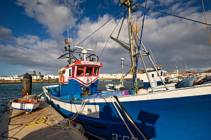 Fishing boats - Caleta de Sebo - La Graciosa