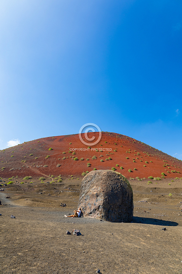 Montaña Colorada - Bombas de Lava - Lanzarote