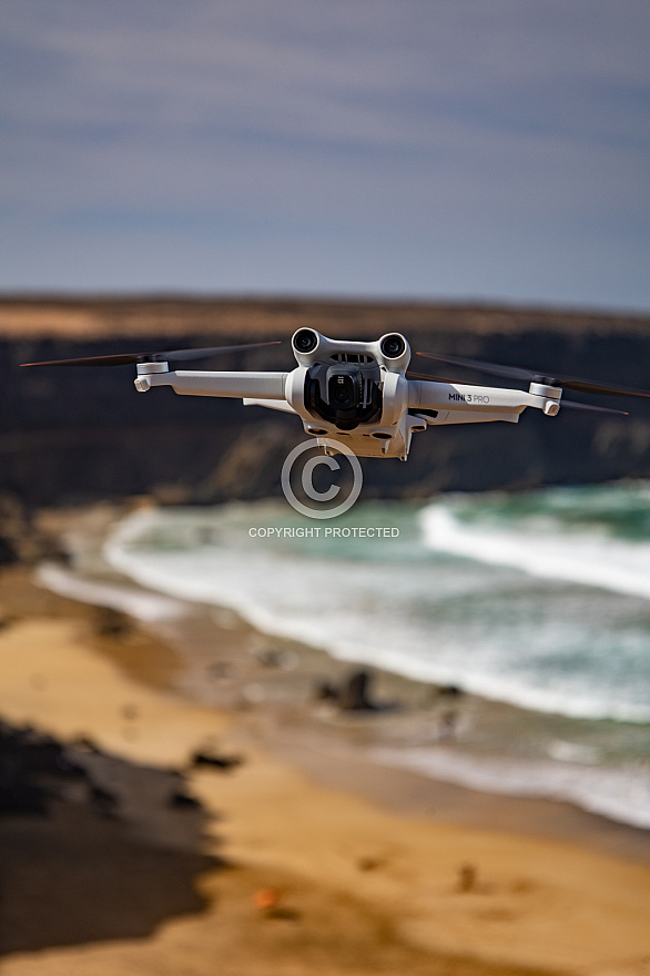 Drone on beach - Fuerteventura