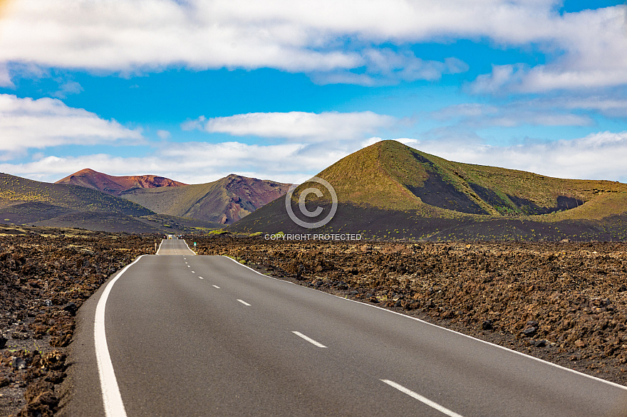 On the road - Lanzarote