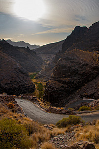 Mountain road Gran Canaria