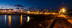 Puerto de las Nieves after sunset
